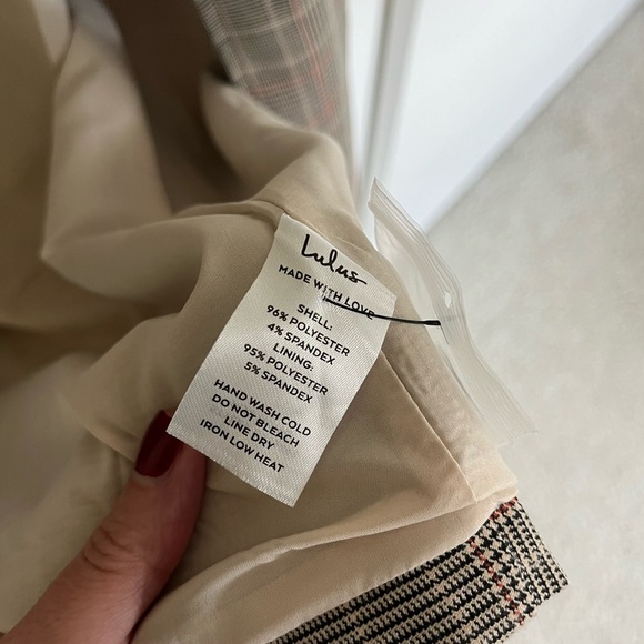 Plaid Double-Breasted Trench Coat - Picture 7 of 11